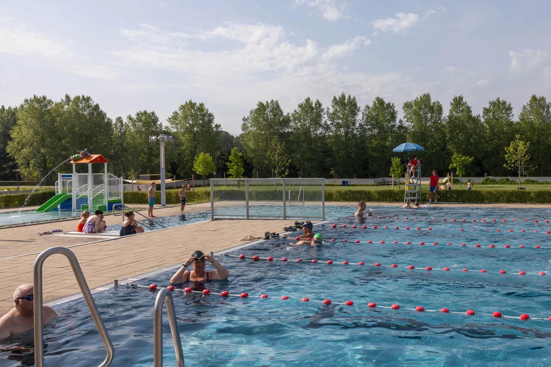 Aqualessen in het instructiebad van Sportoase